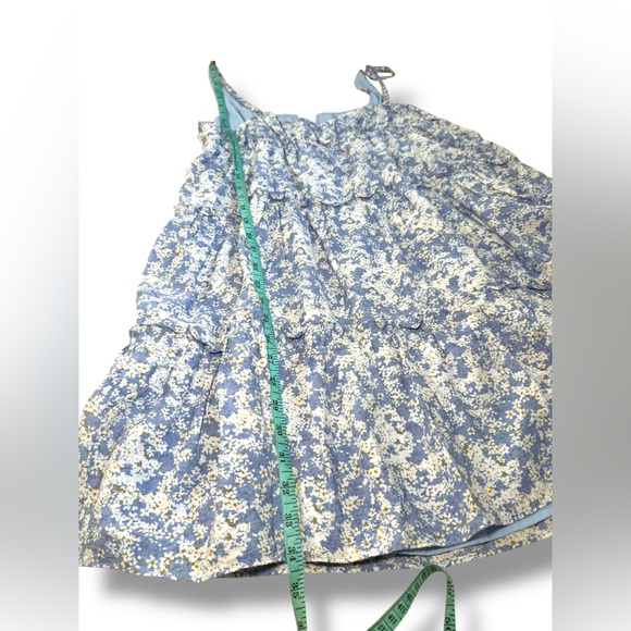 Storia Blue and White Floral Mini Dress Sz XL EUC - Picture 8 of 8